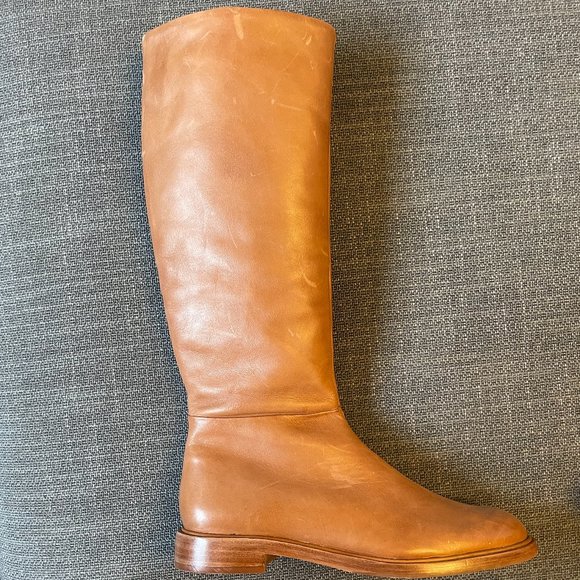 SCHUTZ Women's Tall Leather Riding Boots - Picture 2 of 6